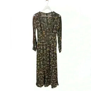Forever 21 Floral Maxi Skort Romper Small